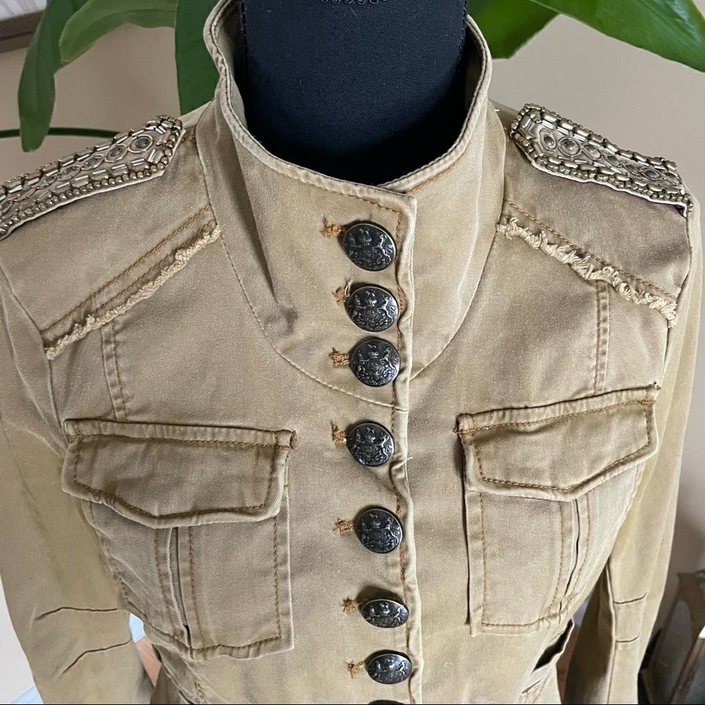 𝅺Free People Shrunken Officer Jacket - Picture 3 of 15